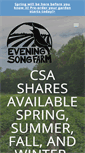 Mobile Screenshot of eveningsongcsa.com